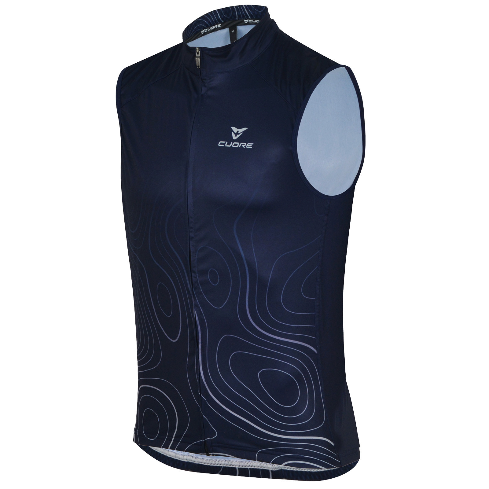 Image for Men Silver Wind Shield Splash Vest w/ Pockets