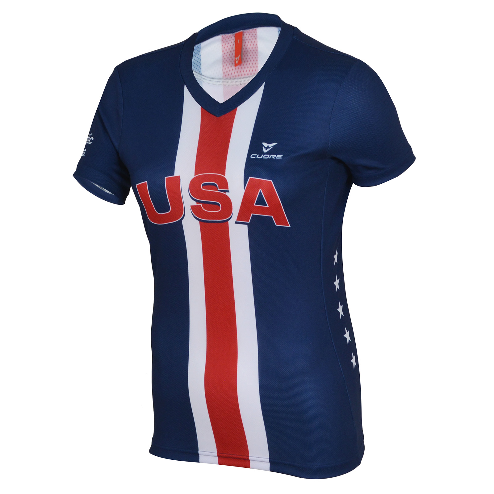 Image for USA Cycling Women S/Sleeve Trail Jersey