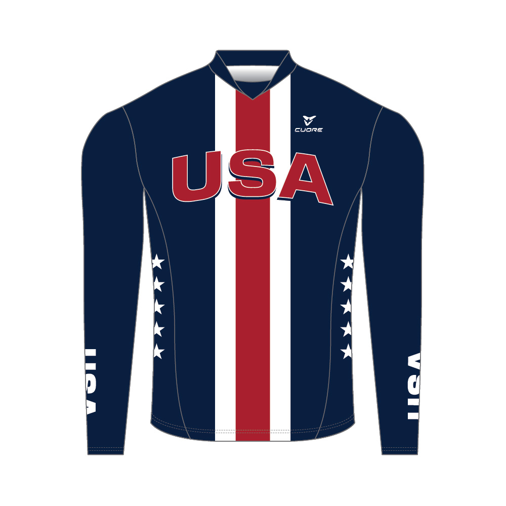 Image for USA Cycling Men's Trail L/Sleeve Jersey
